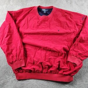 Vintage Polo Ralph Lauren Golf Windbreaker Mens size XL Mesh Windshirt